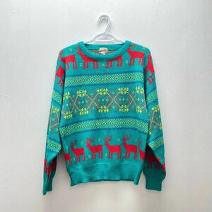 VINTAGE - Super Fun Reindeer Young Beat Holiday Sweater